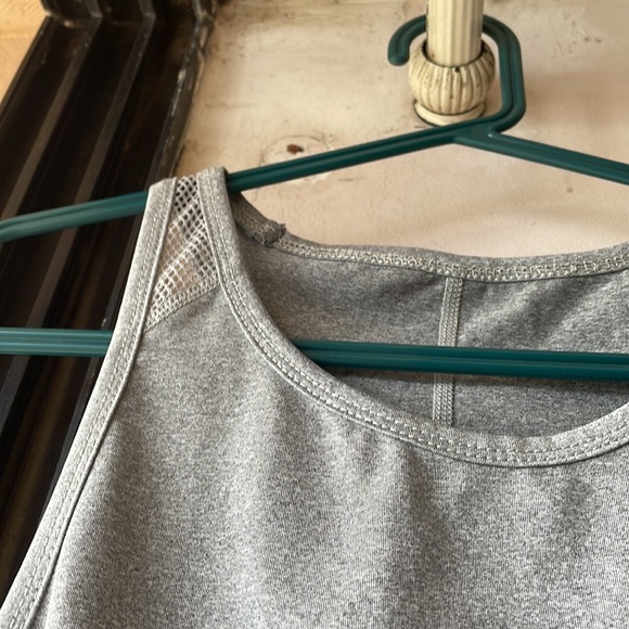 SHEIN size S grey racerback t-shirt top - Picture 5 of 7